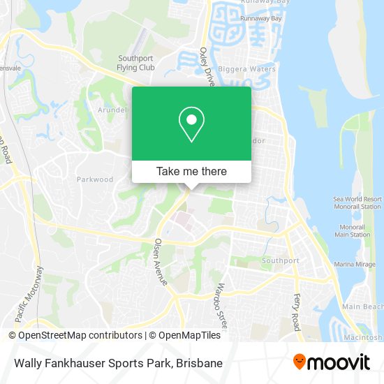 Wally Fankhauser Sports Park map