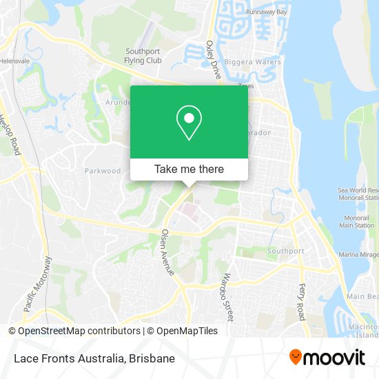 Lace Fronts Australia map