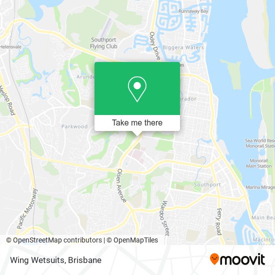 Wing Wetsuits map