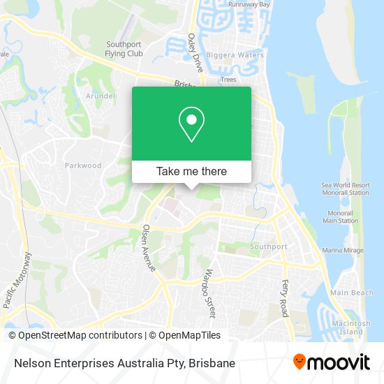 Nelson Enterprises Australia Pty map