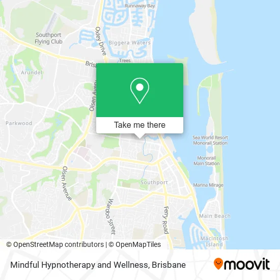 Mindful Hypnotherapy and Wellness map