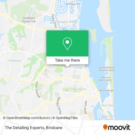 The Detailing Experts map