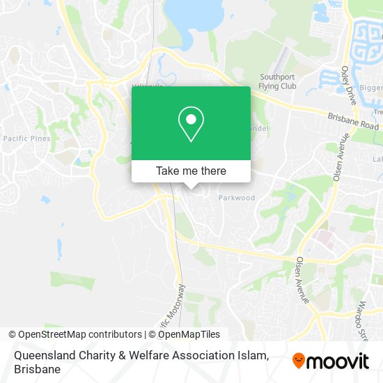 Queensland Charity & Welfare Association Islam map