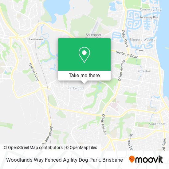 Woodlands Way Fenced Agility Dog Park map