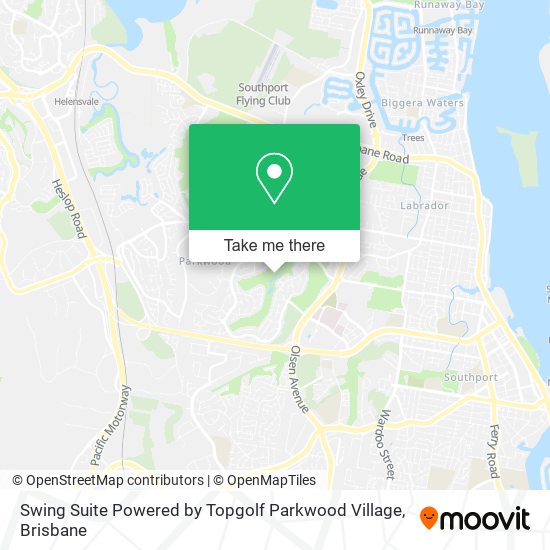 Swing Suite Powered by Topgolf Parkwood Village map