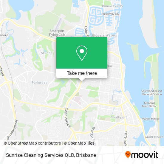 Sunrise Cleaning Services QLD map
