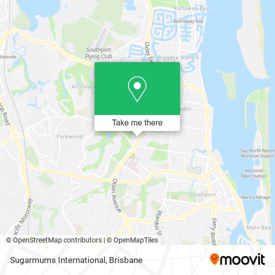 Sugarmums International map