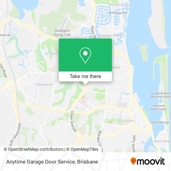Anytime Garage Door Service map