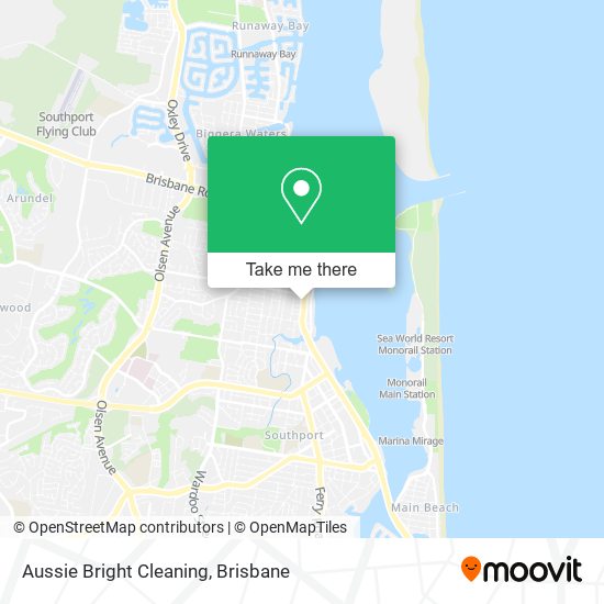 Aussie Bright Cleaning map