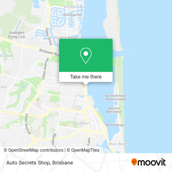 Mapa Auto Secrets Shop