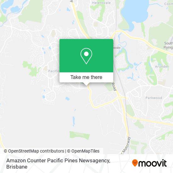 Mapa Amazon Counter Pacific Pines Newsagency