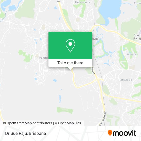 Dr Sue Raju map