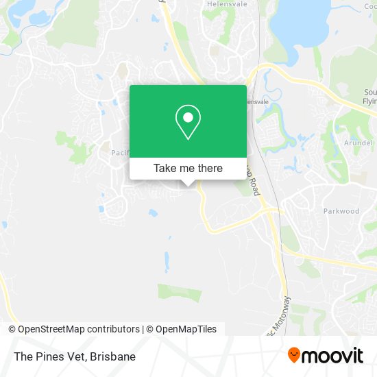 The Pines Vet map