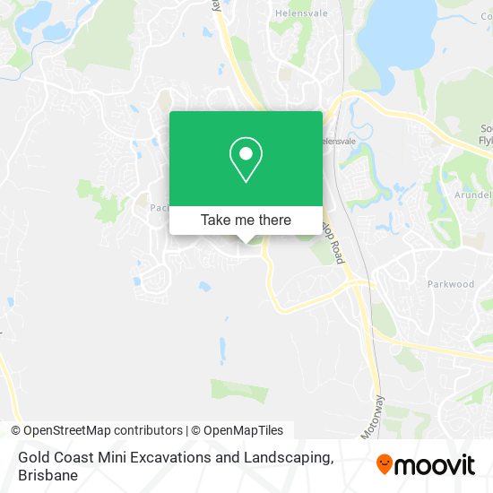 Gold Coast Mini Excavations and Landscaping map