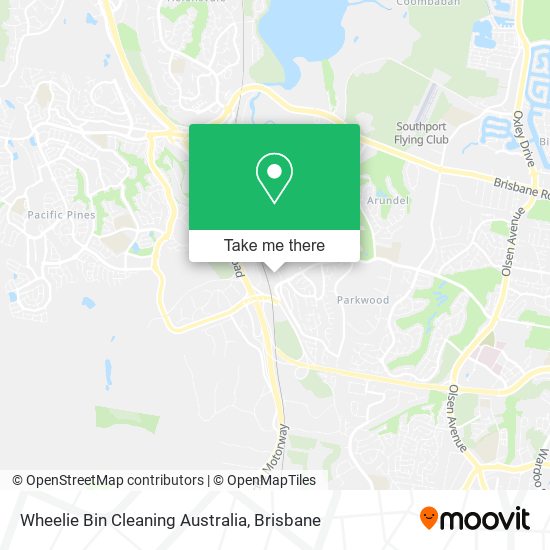 Wheelie Bin Cleaning Australia map