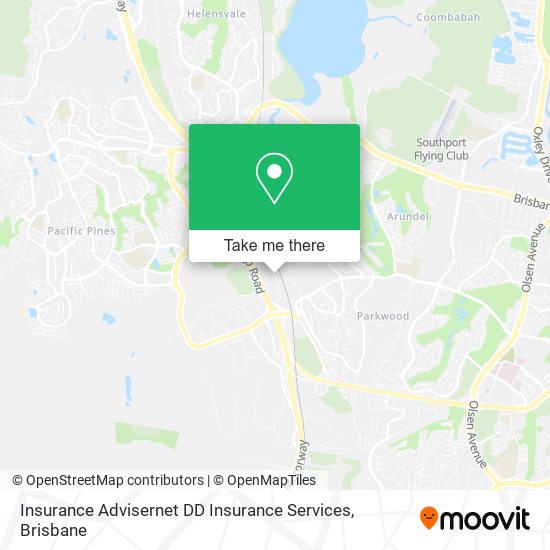 Insurance Advisernet DD Insurance Services map