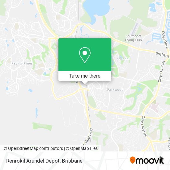 Renrokil Arundel Depot map