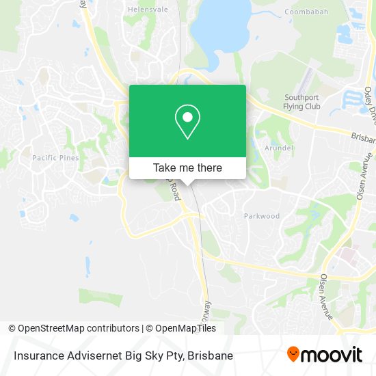 Insurance Advisernet Big Sky Pty map
