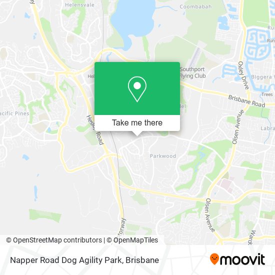 Napper Road Dog Agility Park map