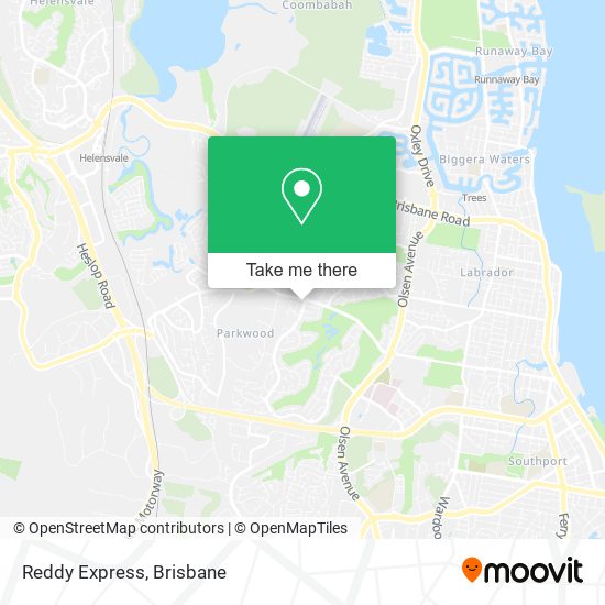 Reddy Express map