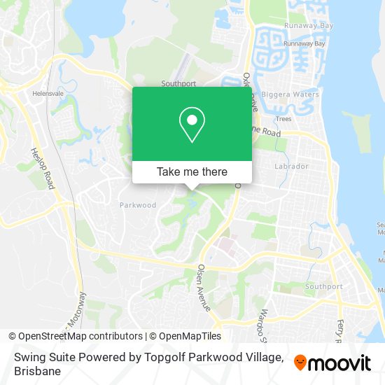 Swing Suite Powered by Topgolf Parkwood Village map