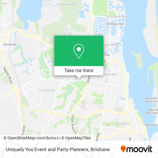 Uniquely You Event and Party Planners map