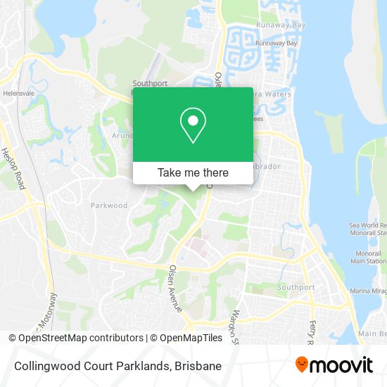 Collingwood Court Parklands map