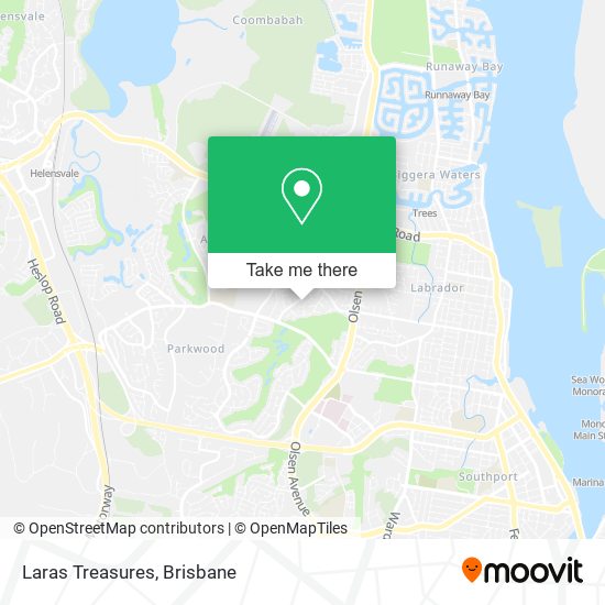 Laras Treasures map