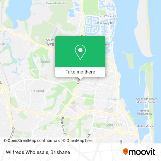 Wilfreds Wholesale map