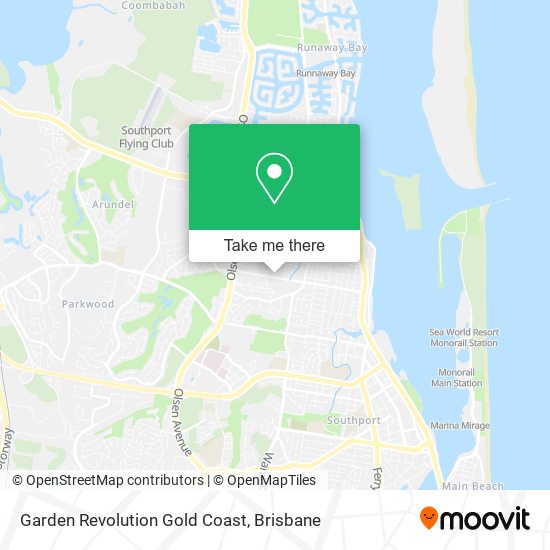 Garden Revolution Gold Coast map