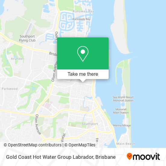 Gold Coast Hot Water Group Labrador map