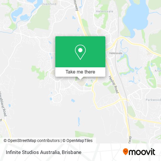 Infinite Studios Australia map