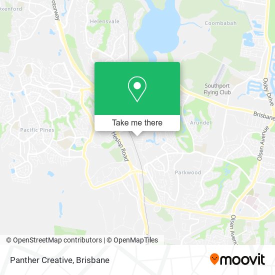 Panther Creative map