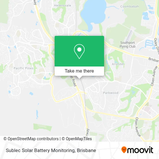 Mapa Sublec Solar Battery Monitoring