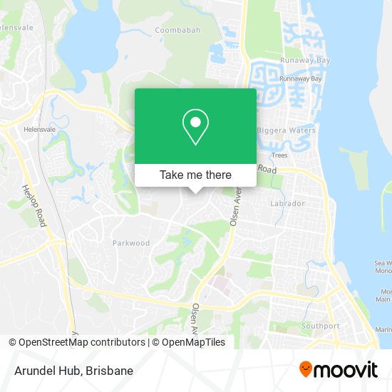 Arundel Hub map