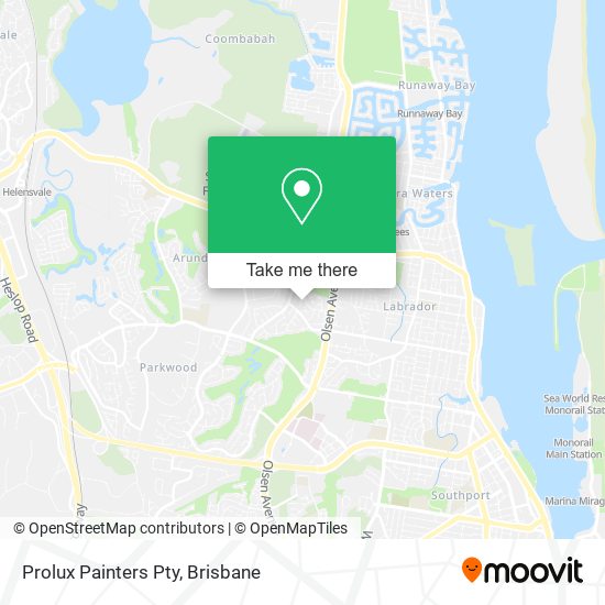 Prolux Painters Pty map