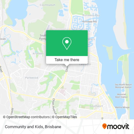 Community and Kids map