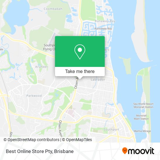 Best Online Store Pty map