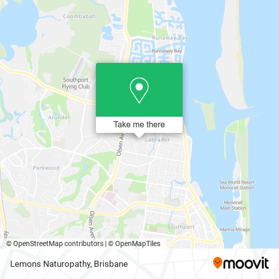 Lemons Naturopathy map