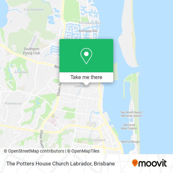 The Potters House Church Labrador map