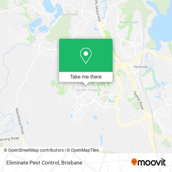 Eliminate Pest Control map