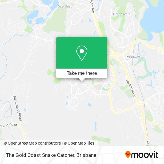 The Gold Coast Snake Catcher map