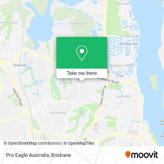 Pro Eagle Australia map