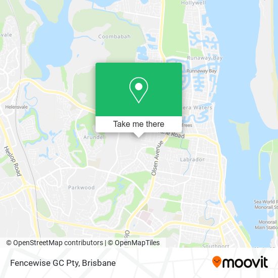 Fencewise GC Pty map