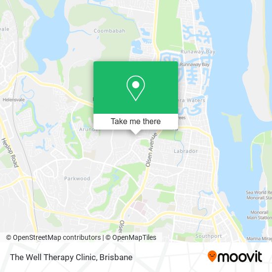 The Well Therapy Clinic map