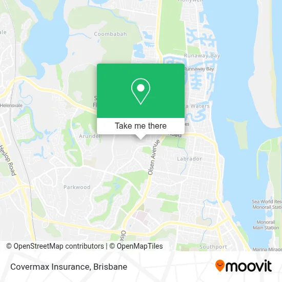 Mapa Covermax Insurance