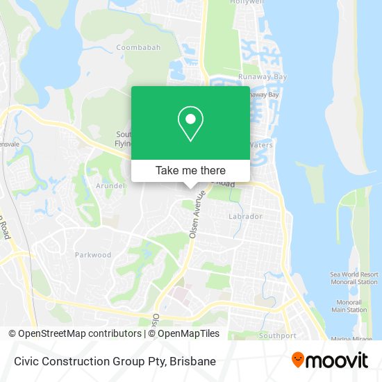 Civic Construction Group Pty map