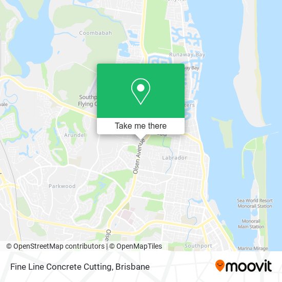 Fine Line Concrete Cutting map