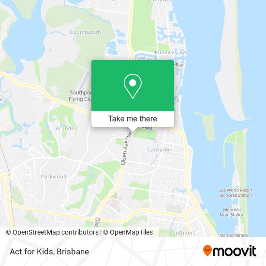 Act for Kids map