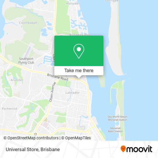Universal Store map